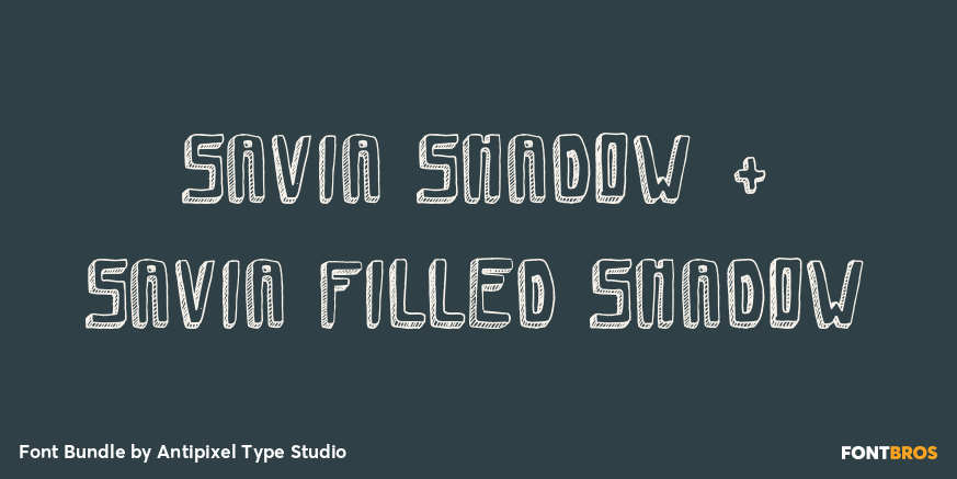Savia Shadow + Savia Filled Shadow Poster