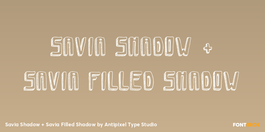 Savia Shadow + Savia Filled Shadow Poster