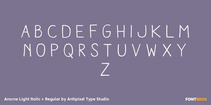Aracne Light Italic + Regular Font Poster #2
