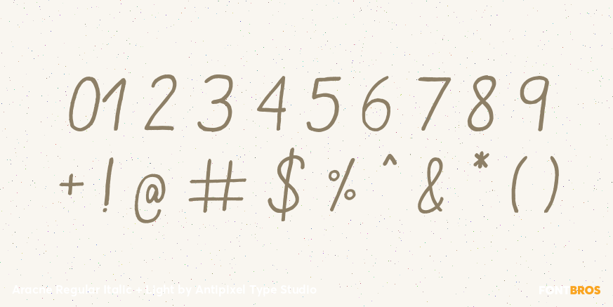 Aracne Regular Italic + Light Font Poster #4