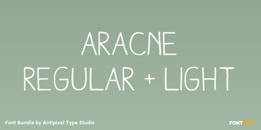 Aracne Regular + Light Poster