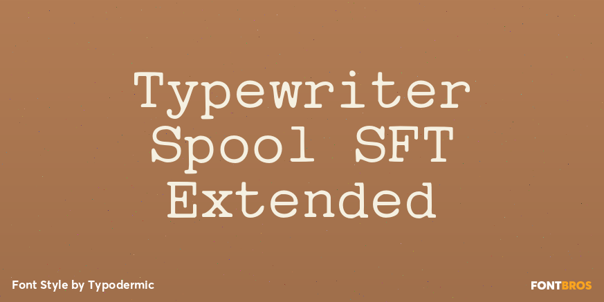 Typewriter Spool SFT Extended Poster