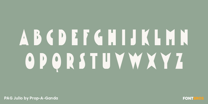 PAG Julio Font Poster #1
