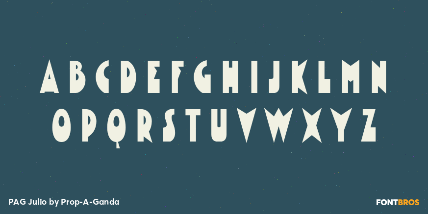 PAG Julio Font Poster #1