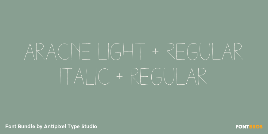 Aracne Light + Regular Italic + Regular Poster