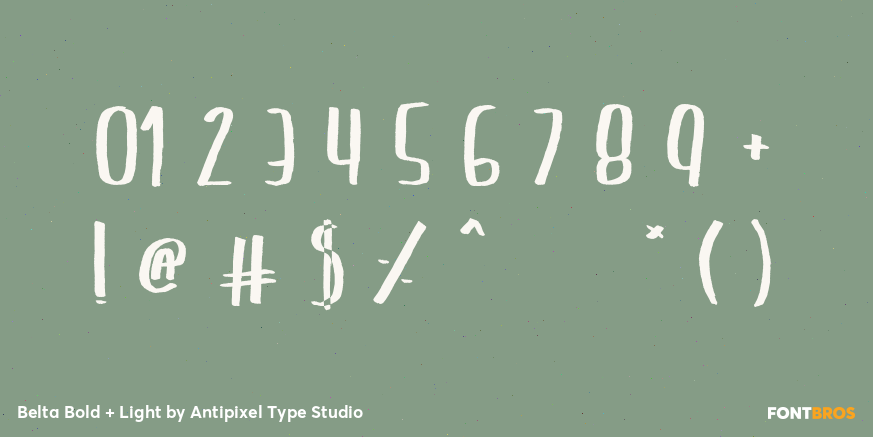 Belta Bold + Light Font Poster #4