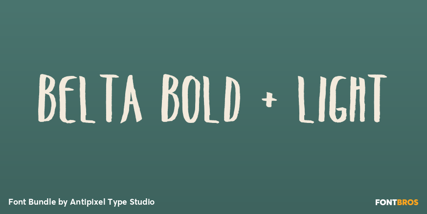 Belta Bold + Light Poster