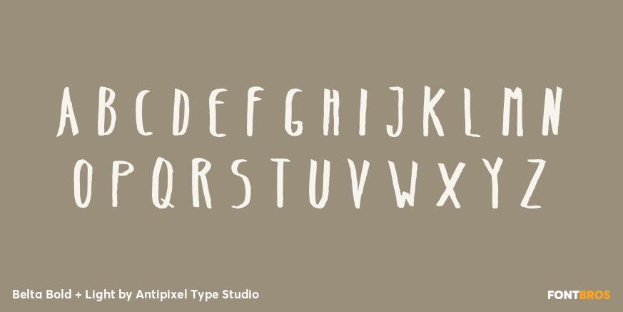 Belta Bold + Light Font Poster #3