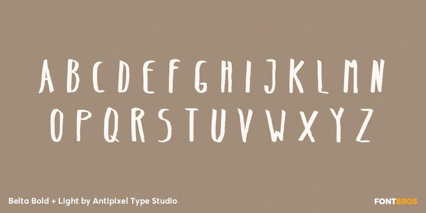 Belta Bold + Light Font Poster #2