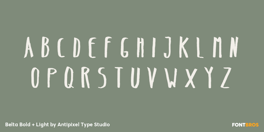 Belta Bold + Light Font Poster #3