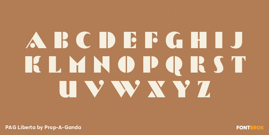 PAG Liberta Font Poster #2
