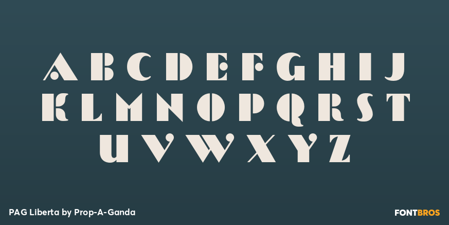PAG Liberta Font Poster #3