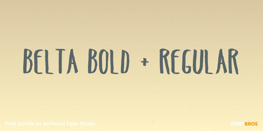 Belta Bold + Regular Poster