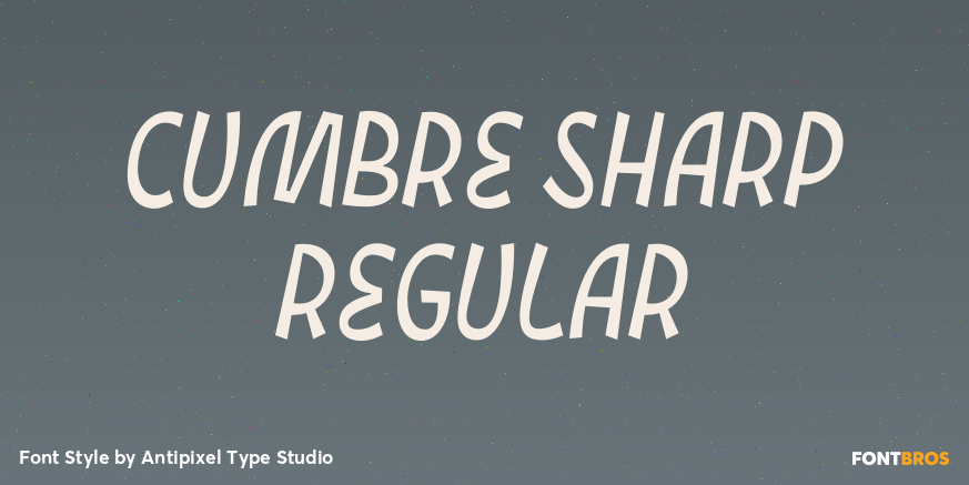 Cumbre Sharp Regular Poster