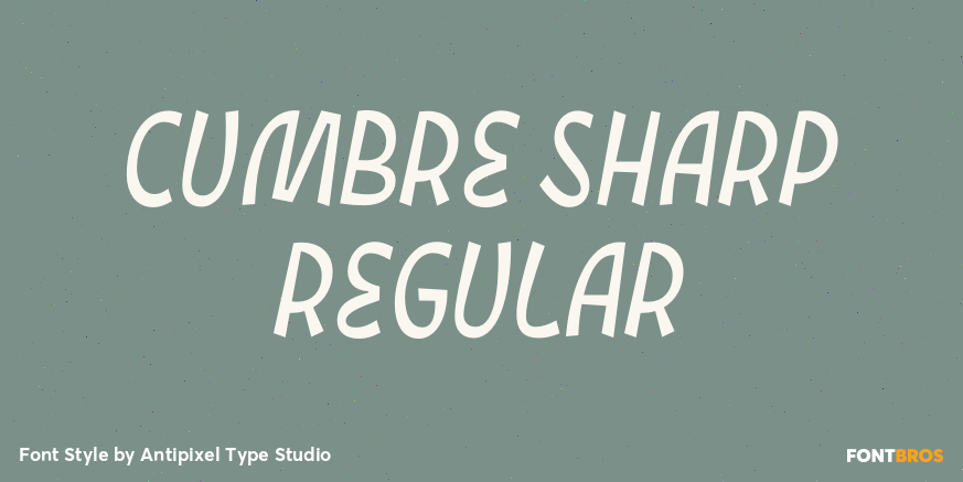 Cumbre Sharp Regular Poster