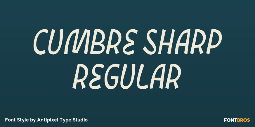 Cumbre Sharp Regular Poster