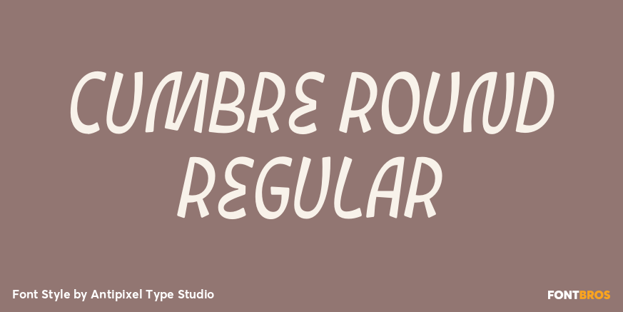 Cumbre Round Regular Poster