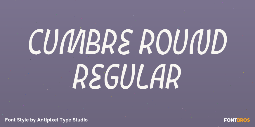 Cumbre Round Regular Poster
