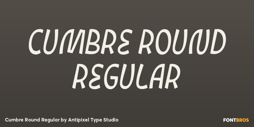 Cumbre Round Regular Poster