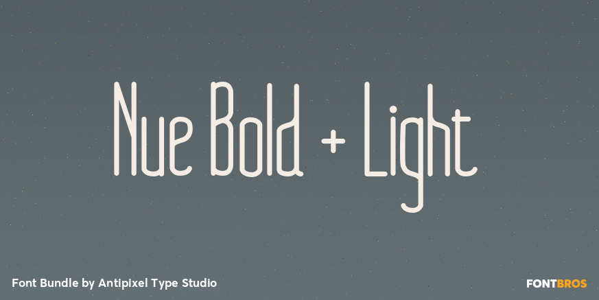 Nue Bold + Light Poster