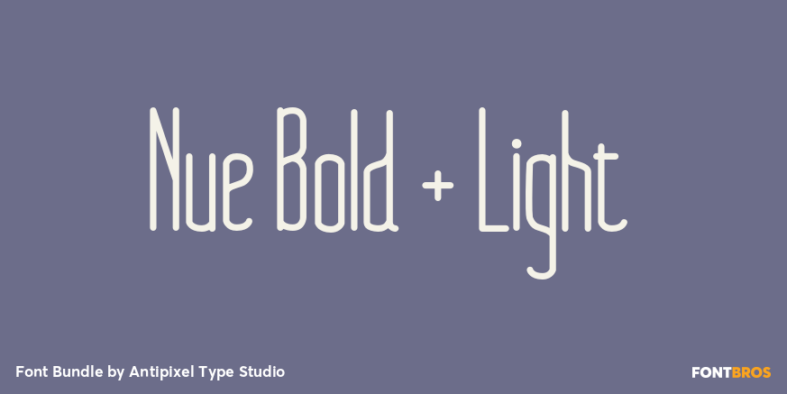 Nue Bold + Light Poster