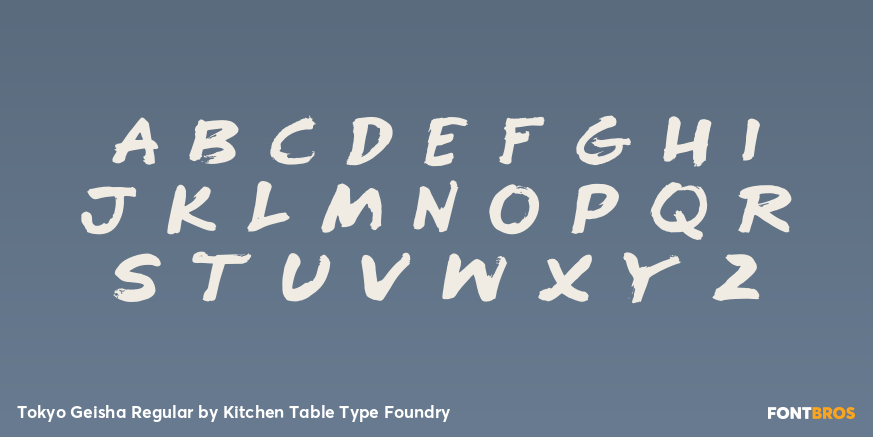 Tokyo Geisha Regular Font Poster #2