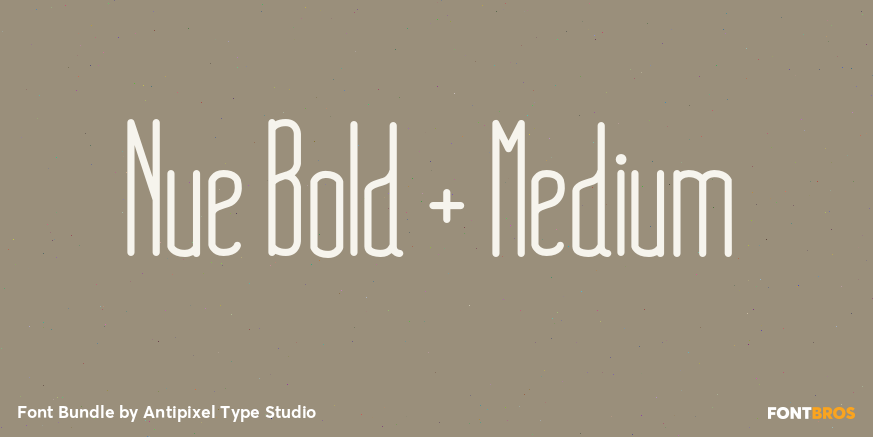 Nue Bold + Medium Poster