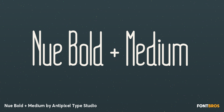 Nue Bold + Medium Poster