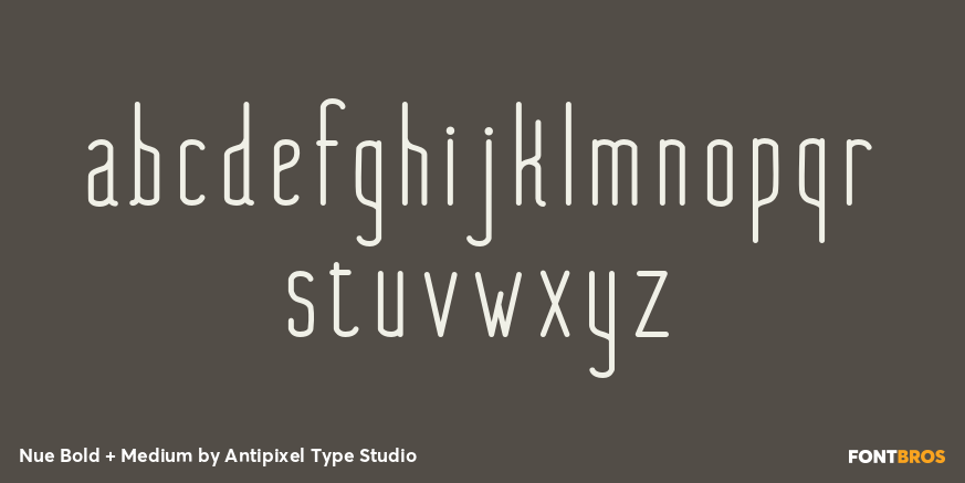 Nue Bold + Medium Font Poster #3