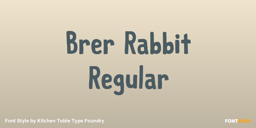 Brer Rabbit Regular Poster