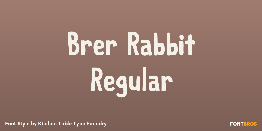 Brer Rabbit Regular Poster