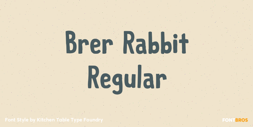 Brer Rabbit Regular Poster