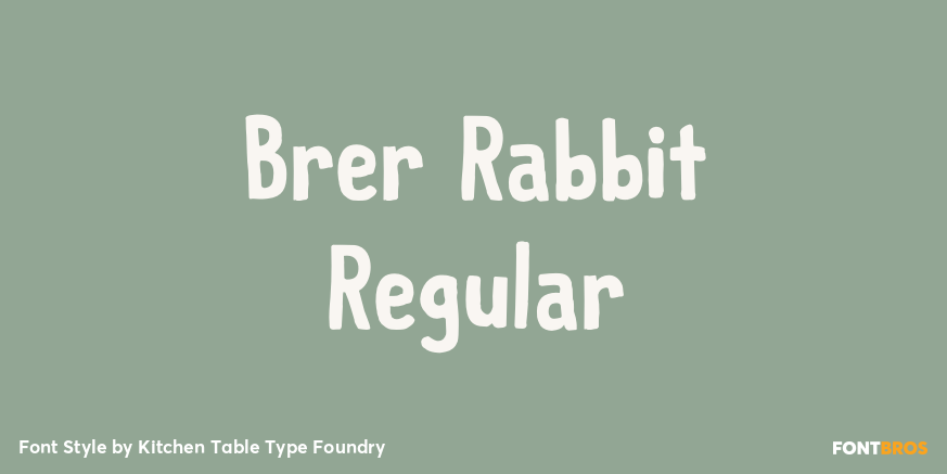 Brer Rabbit Regular Poster