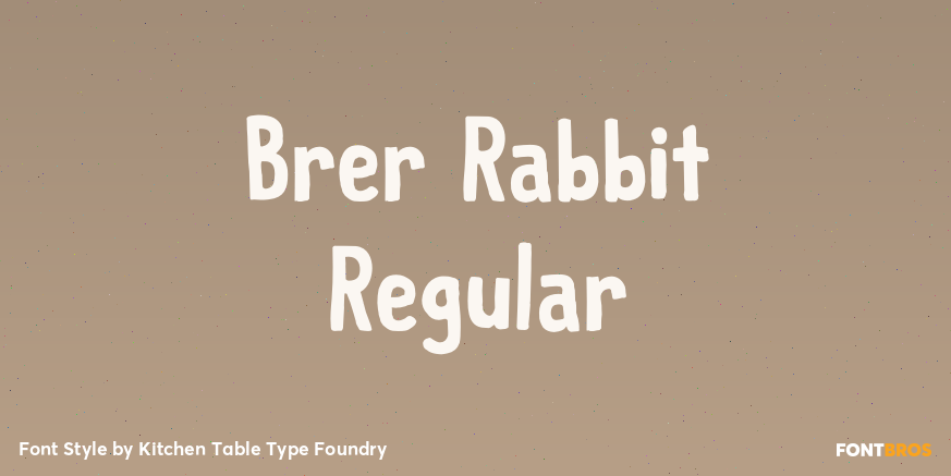 Brer Rabbit Regular Poster