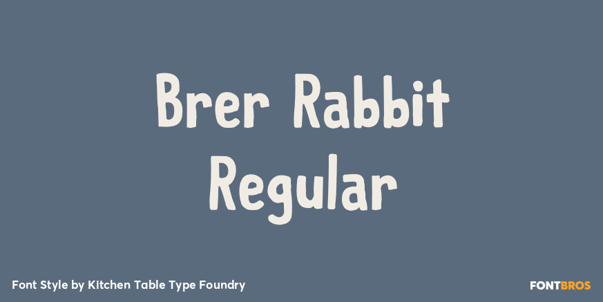 Brer Rabbit Regular Poster