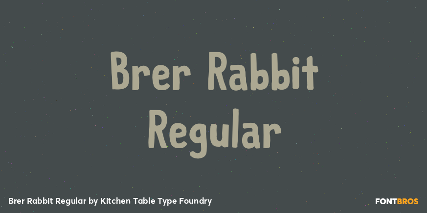 Brer Rabbit Regular Poster