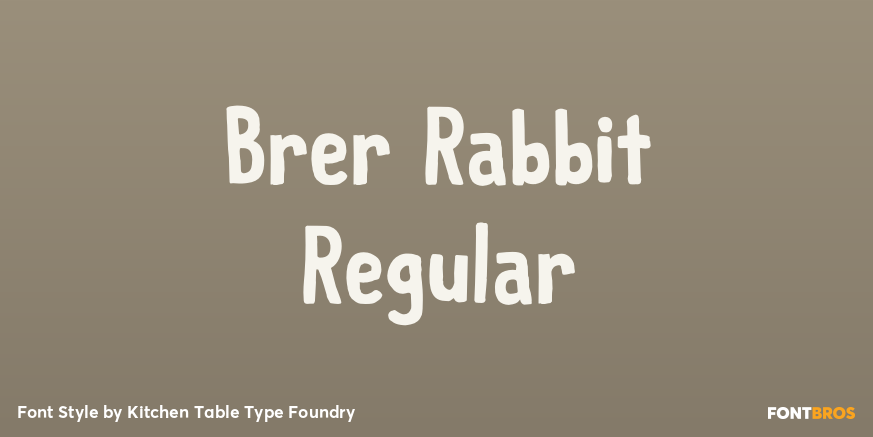 Brer Rabbit Regular Poster