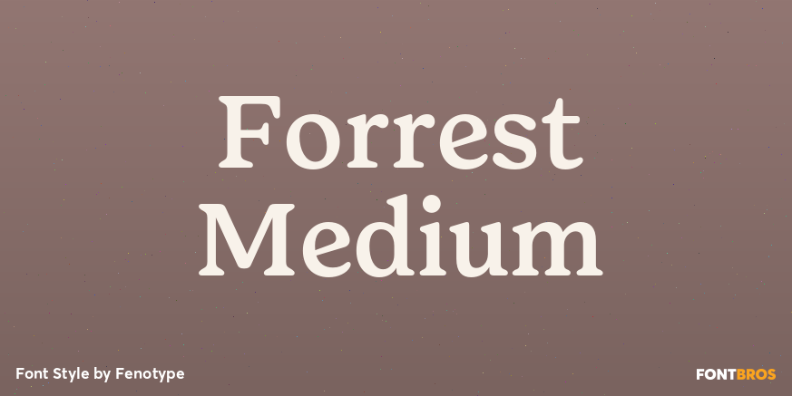 Forrest Medium Poster