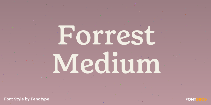 Forrest Medium Poster