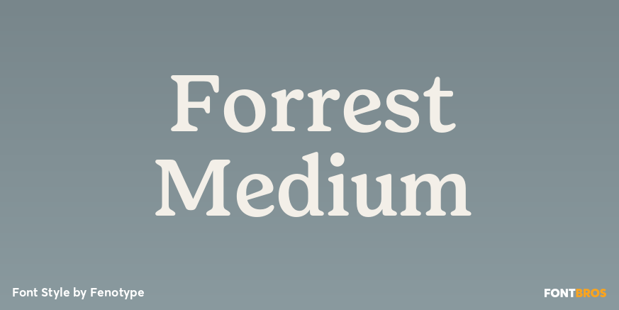 Forrest Medium Poster