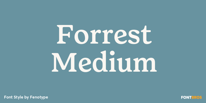 Forrest Medium Poster