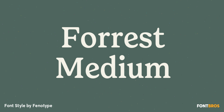Forrest Medium Poster