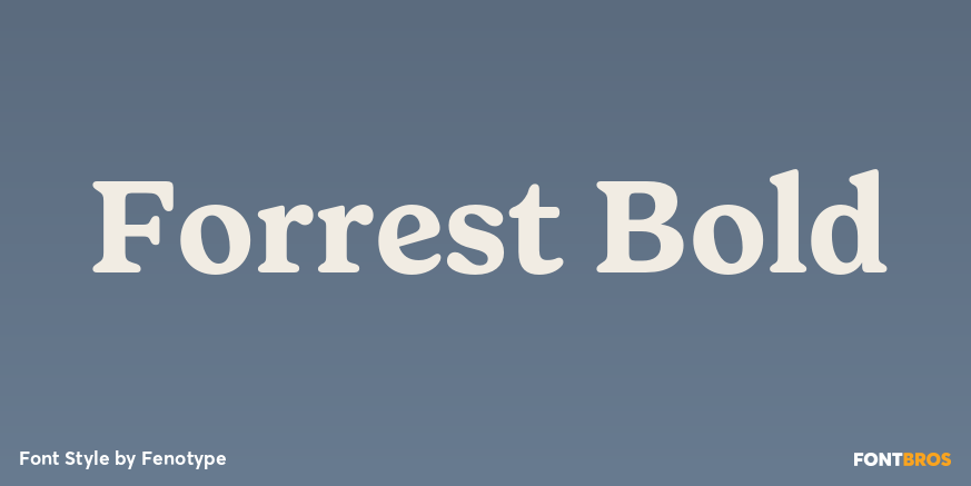 Forrest Bold Poster