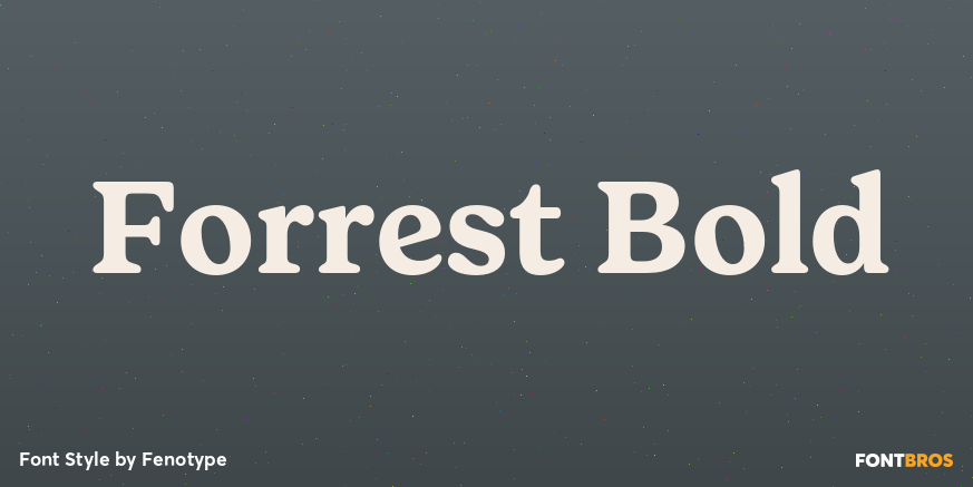Forrest Bold Poster