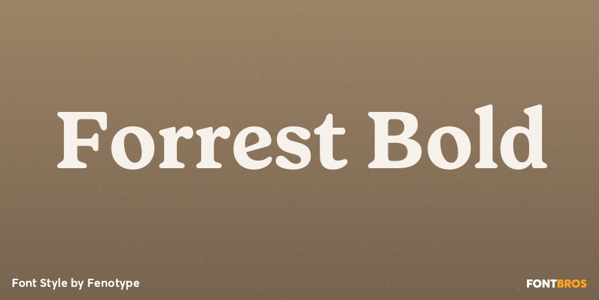 Forrest Bold Poster