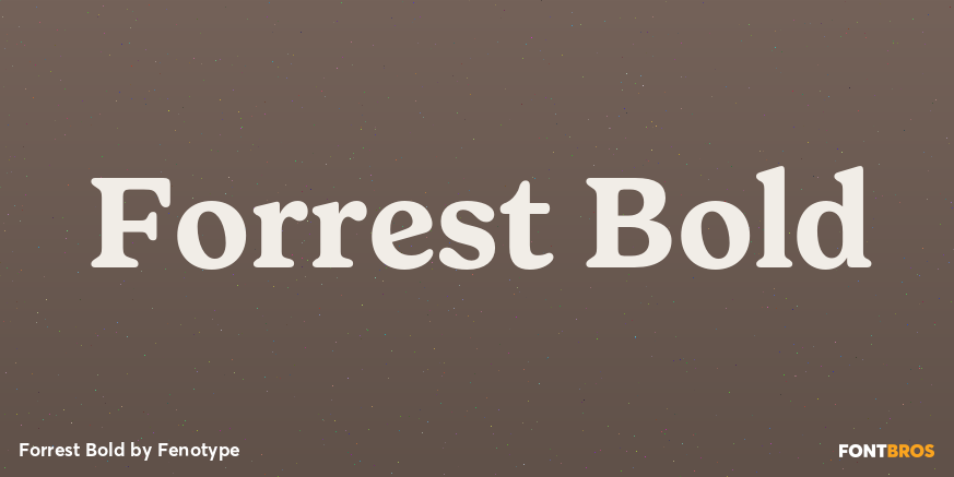 Forrest Bold Poster