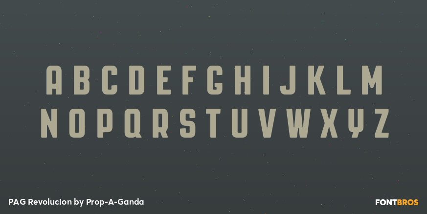 PAG Revolucion Font Poster #2