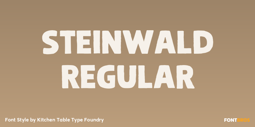 Steinwald Regular Poster