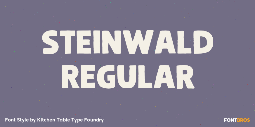 Steinwald Regular Poster