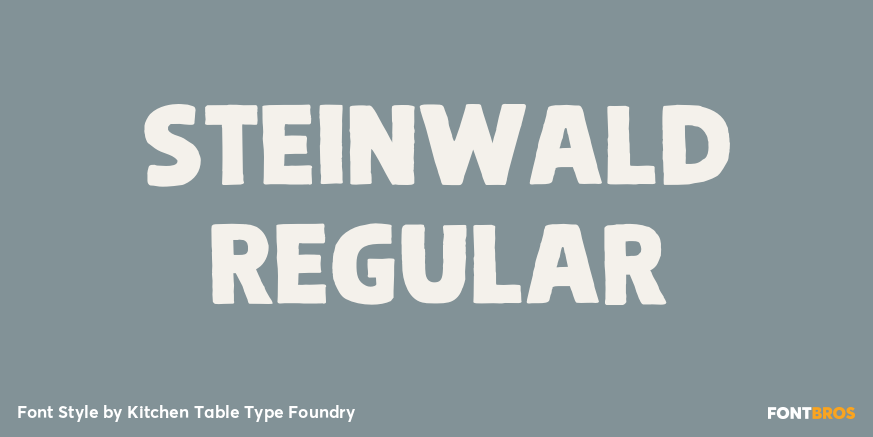 Steinwald Regular Poster